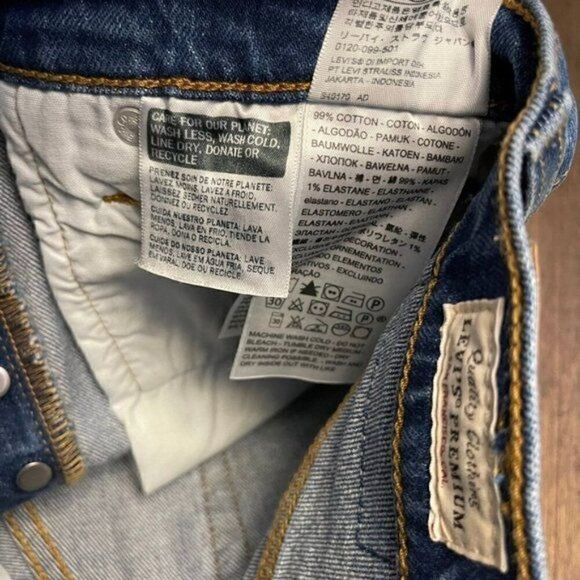 Levi's 501 Mid Thigh Shorts - Picture 8 of 11